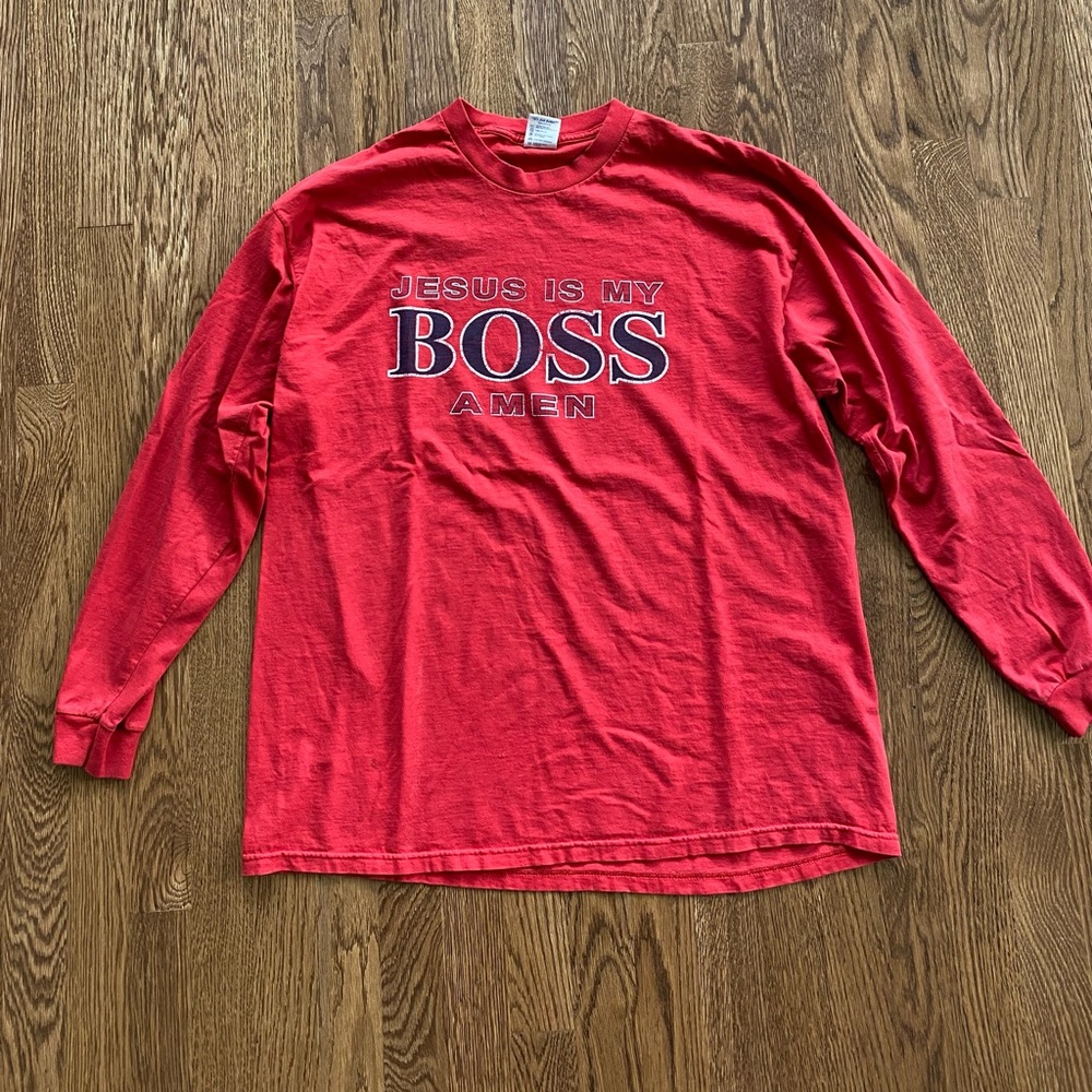 Jesus is My BOSS T shirt Hugo Boss inspired